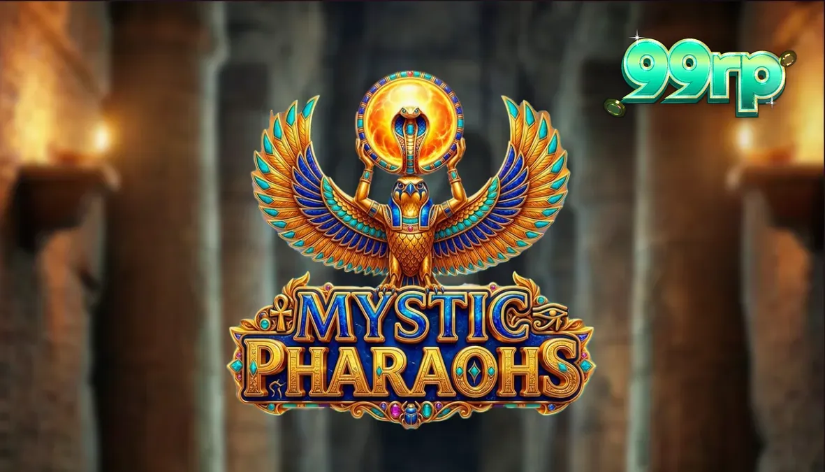 Tampilan visual slot Mystic Pharaoh dengan tema Mesir Kuno